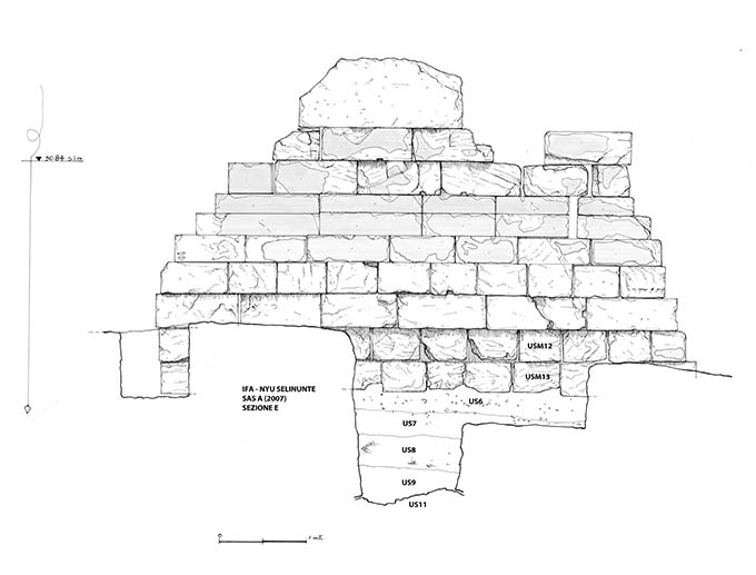 Trench A, East Section